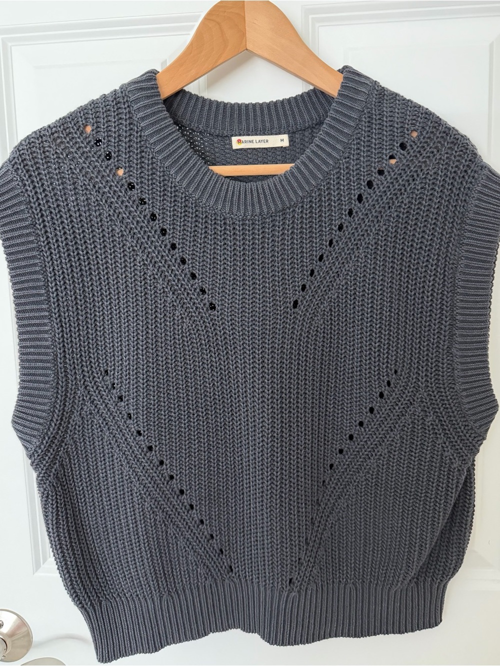 Marine Layer Knit Sleeveless Sweater Vest
